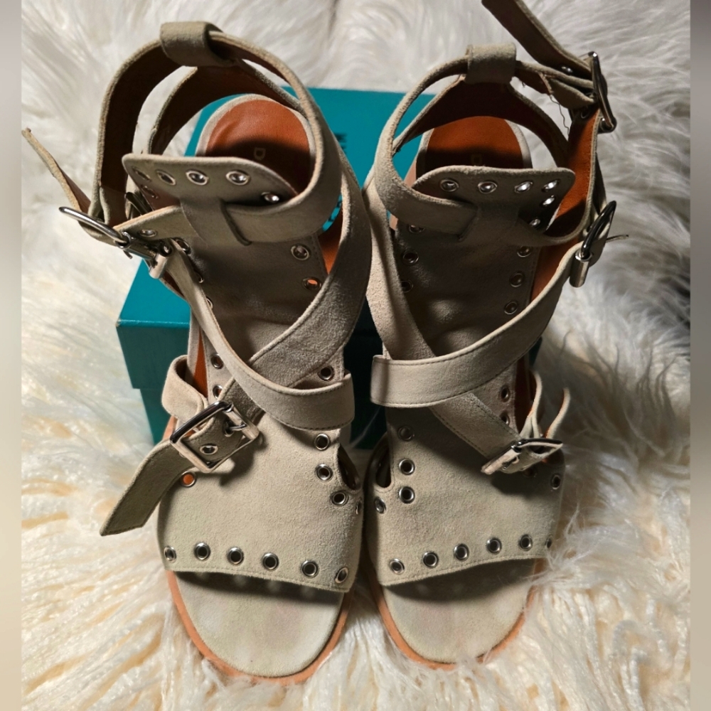 Derek Lam Java Caged Block Heel Sandal